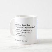 Divabearは結合が誕生のマグの前に始まることを言います コーヒーマグカップ (正面左)