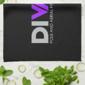 DivaFitタオル(暗い) キッチンタオル (折り畳み)