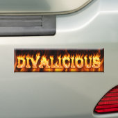divalicious バンパーステッカー (車上)