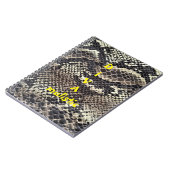 DIVAmalistic Brown Snakeskinプリント ノートブック (左側)
