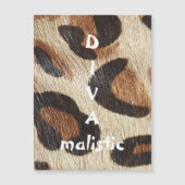 DIVAmalistic Leopard Print磁気カード (正面)