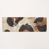 DIVAmalistic Leopard Print Yoga Mat ヨガマット (正面(横))