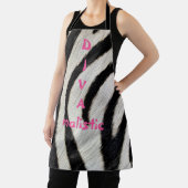 DIVAmalistic Zebraプリントエプロン エプロン (インサイチュ)
