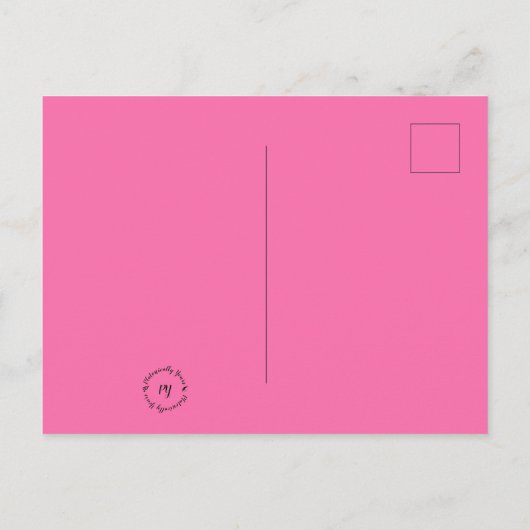 DIVAmalistic Zebra印刷はがき ポストカード (裏面)