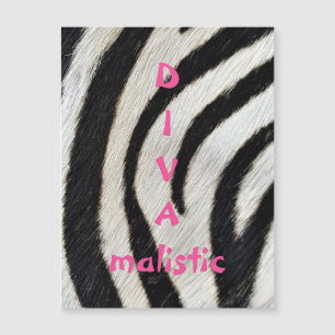 DIVAmalistic Zebra Print磁気カード
