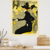 Divan Japonais by Henri de Toulouse-Laurec ポスター (キッチン)