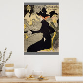 Divan Japonais Toulouse-Lautrec Vintage Art ポスター (キッチン)