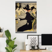 Divan Japonais Toulouse-Lautrec Vintage Art ポスター (ホームオフィス)