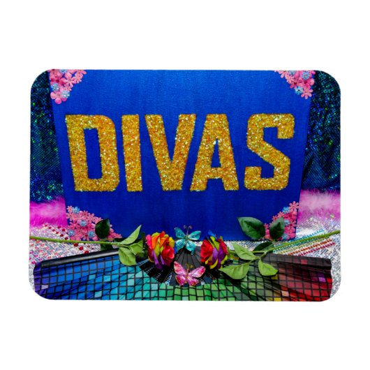 Divas LGBTQ+マグネット マグネット (横)