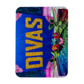 Divas LGBTQ+マグネット マグネット (縦)