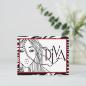 「DIVAtudeの拡張」ポストカード ポストカード (スタンド正面)