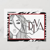 「DIVAtudeの拡張」ポストカード ポストカード (正面/裏面)