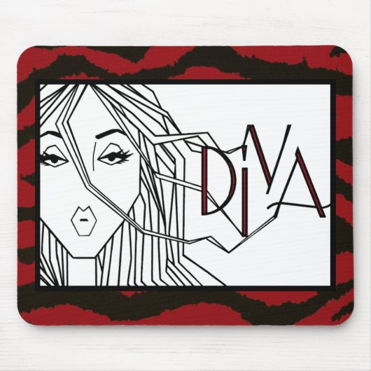 DIVAtudeの拡張 マウスパッド (正面)