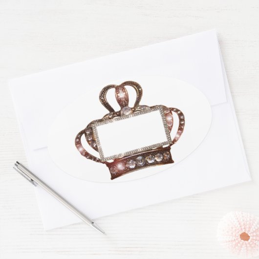 DIVAtudeを使用したラベルの編成 楕円形シール (封筒)