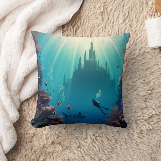 Dive a secret reef クッション (ブランケット)