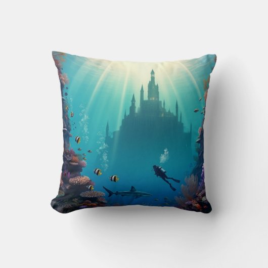 Dive a secret reef クッション (正面)