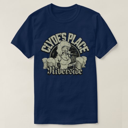 Dive Bar Clydes Place 9 Tシャツ (デザイン正面)