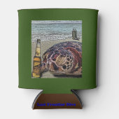 DIVE DRINK SLEEP Turtle 缶クーラー (正面)