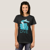 DIVE Encourage Inspire Motivate Boost Support Retr Tシャツ (正面フル)