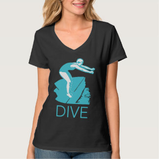DIVE Encourage Inspire Motivate Boost Support Retr Tシャツ