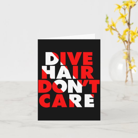 Dive Hair Don't Care  カード (黄色い花)