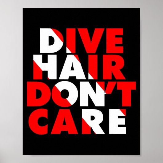 Dive Hair Don't Care  ポスター (正面)