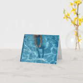 "Dive In" - Notecard カード (黄色い花)