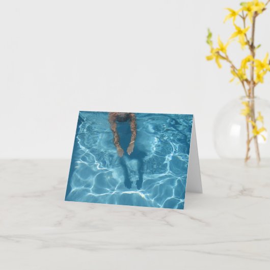 "Dive In" - Notecard カード (黄色い花)