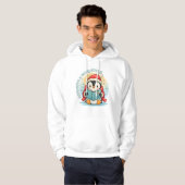 Dive Into A Good Story Penguin Sweatshirt Hoodie パーカ (正面フル)