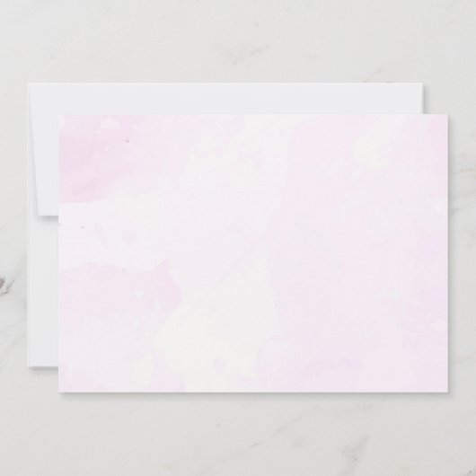 Dive Into Five Mermaid 5th Birthday Party Photo 招待状 (裏面)