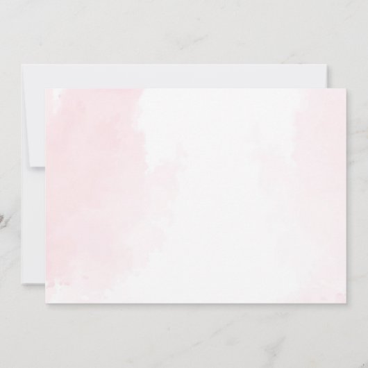 Dive Into Five - Summer Girl 5th Birthday Photo 招待状 (裏面)