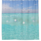 Dive into the Caribbean Sea Bliss 1 シャワーカーテン (正面)