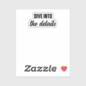 Dive Into The Details: Investigative Mind Deep Div シール (シート)