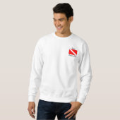 Dive McMurdo Station, Antarctica Sweatshirt スウェットシャツ (正面フル)
