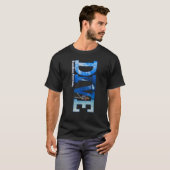 DIVE Zanzibar, SCUBA Diving Snorkeling Tシャツ (正面フル)