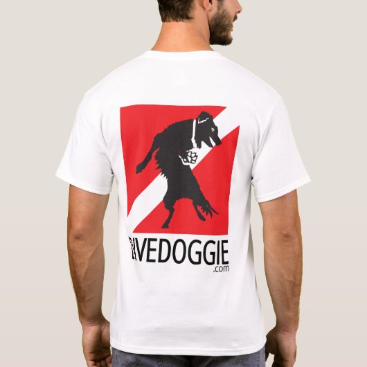 DiveDoggieのTシャツ Tシャツ (裏面)