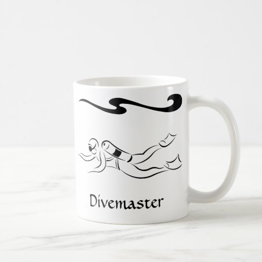 Divemaster コーヒーマグカップ (右)