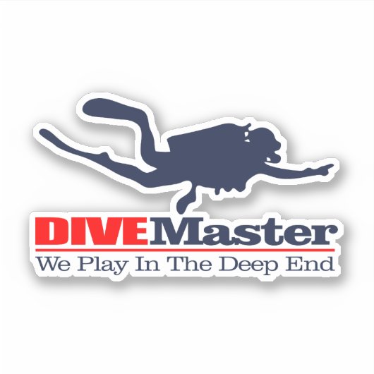 DIVEMaster シール (正面)