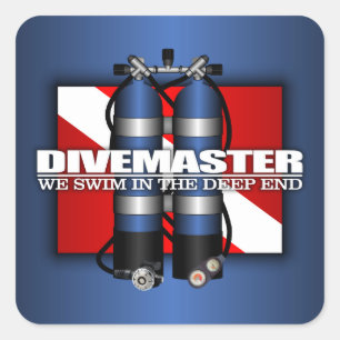 Divemaster (スキューバタンク) スクエアシール