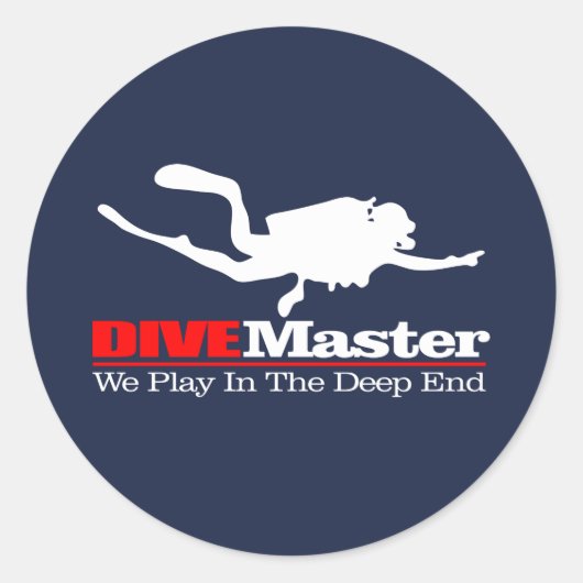 DIVEMaster ラウンドシール (正面)