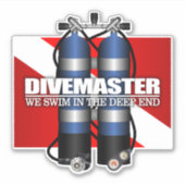 Divemaster(sq) シール (正面)