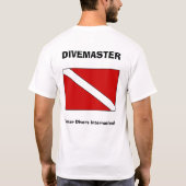 Divemaster Tシャツ (裏面)