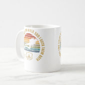 Diver And Dad Funny Scuba Diving コーヒーマグカップ (正面左)