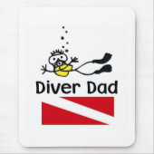 Diver Dad マウスパッド (正面)