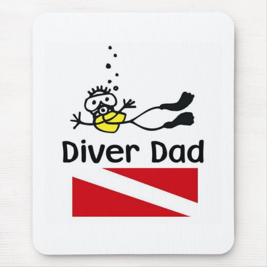 Diver Dad マウスパッド (正面)