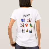 Divers costumes d'Alsace, France Tシャツ (裏面)