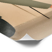 Diverse Friends Sitting Together Cozy Illustration ポスター (コーナー)