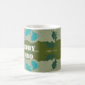 Diverse green colors background コーヒーマグカップ (中央)