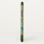 Diverse green colors background Case-Mate iPhoneケース (裏面/右)