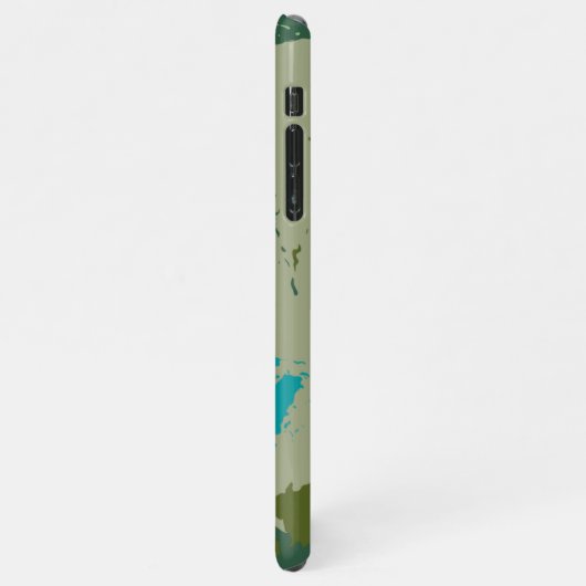 Diverse green colors background iPhoneケース (左側)